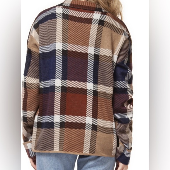 Dex Plaid Crew Neck Sweater Size XS - Picture 2 of 7